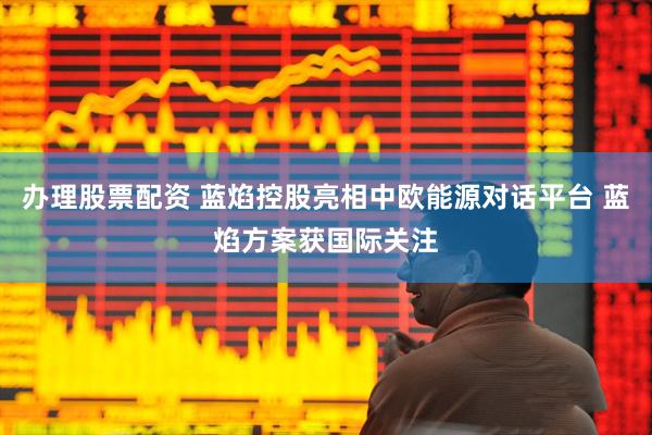 办理股票配资 蓝焰控股亮相中欧能源对话平台 蓝焰方案获国际关注